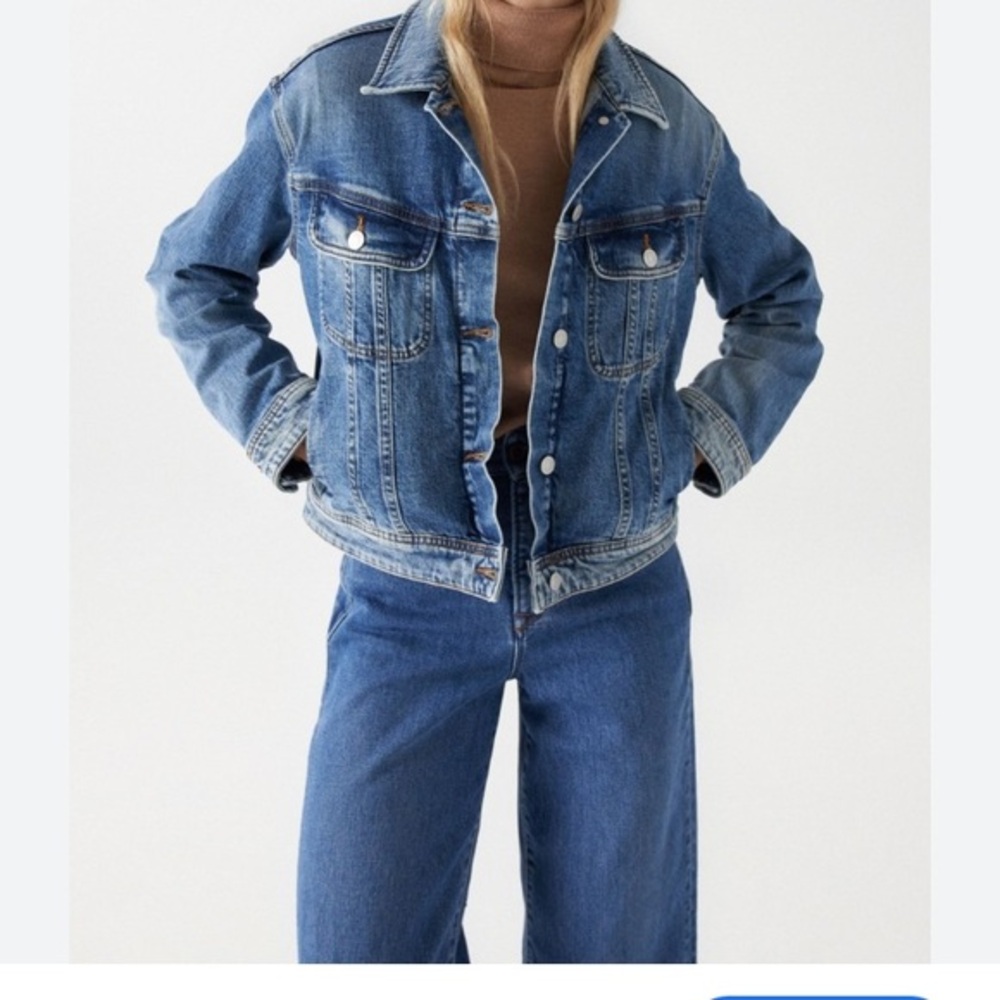 Women Old Navy Classic Blue Jean Jacket